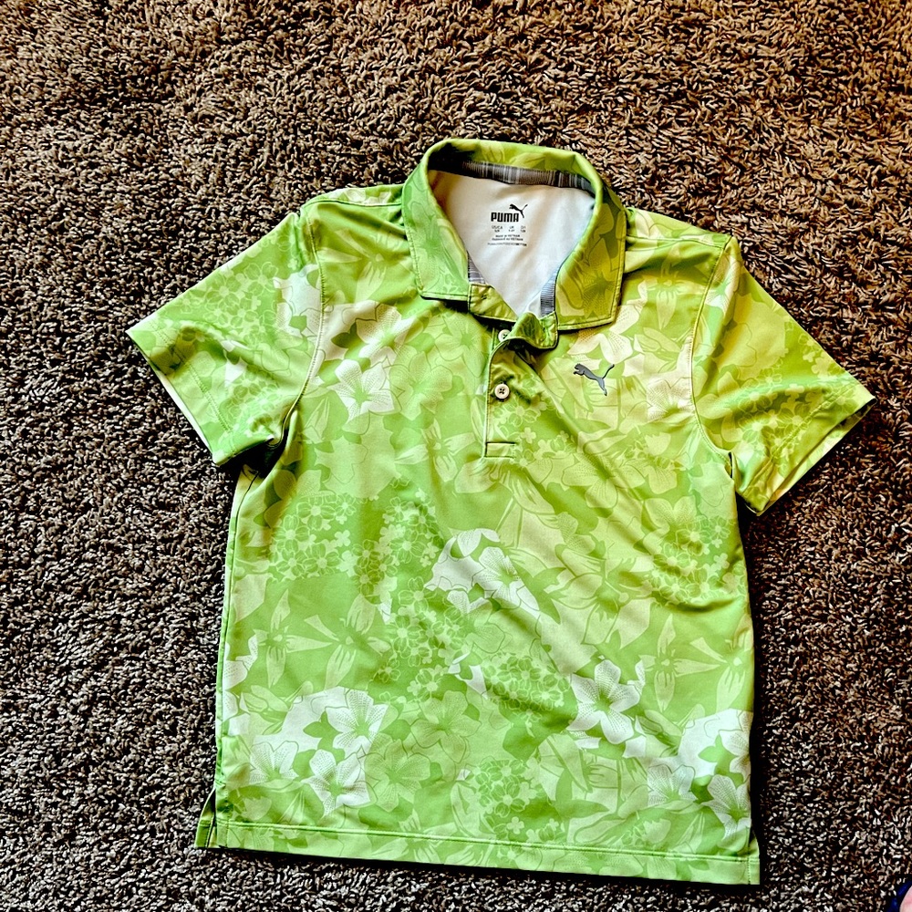 Puma Boy Polo Shirt Size S (7-8)